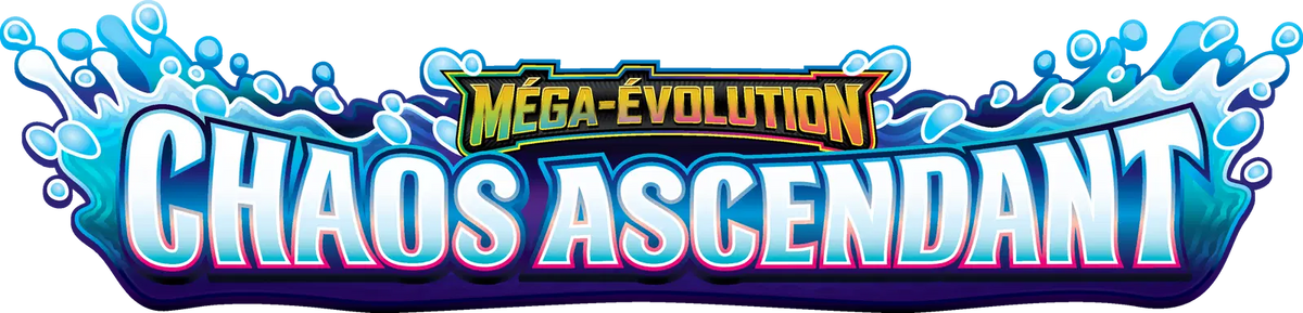 Logo de l’extension Pokémon Méga-Évolution Chaos Ascendant