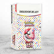 Protection acrylique verticale pour lot de boosters Pokémon 151