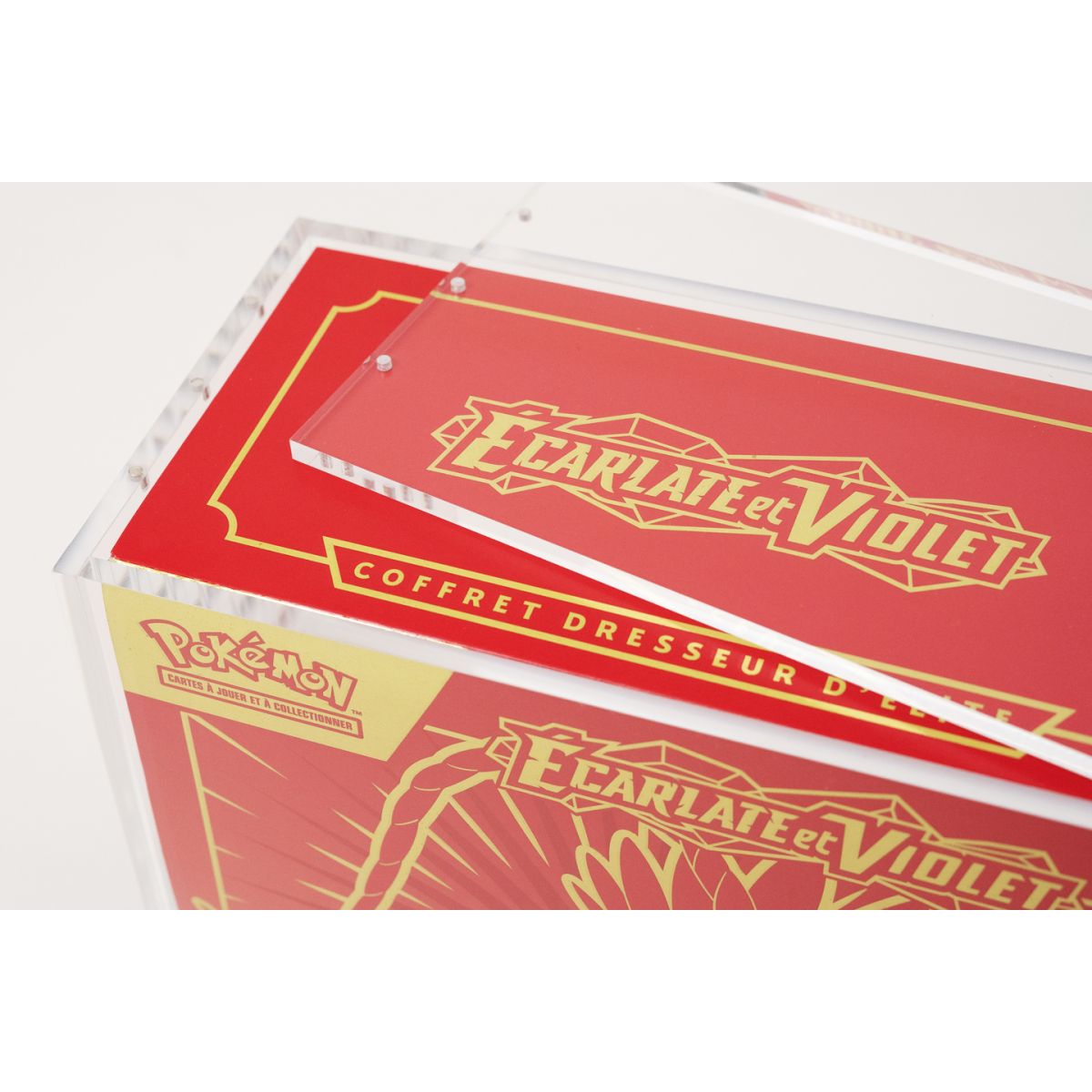 Protection acrylique coffret dresseur d’élite Pokémon Treasurewise – Anti-UV