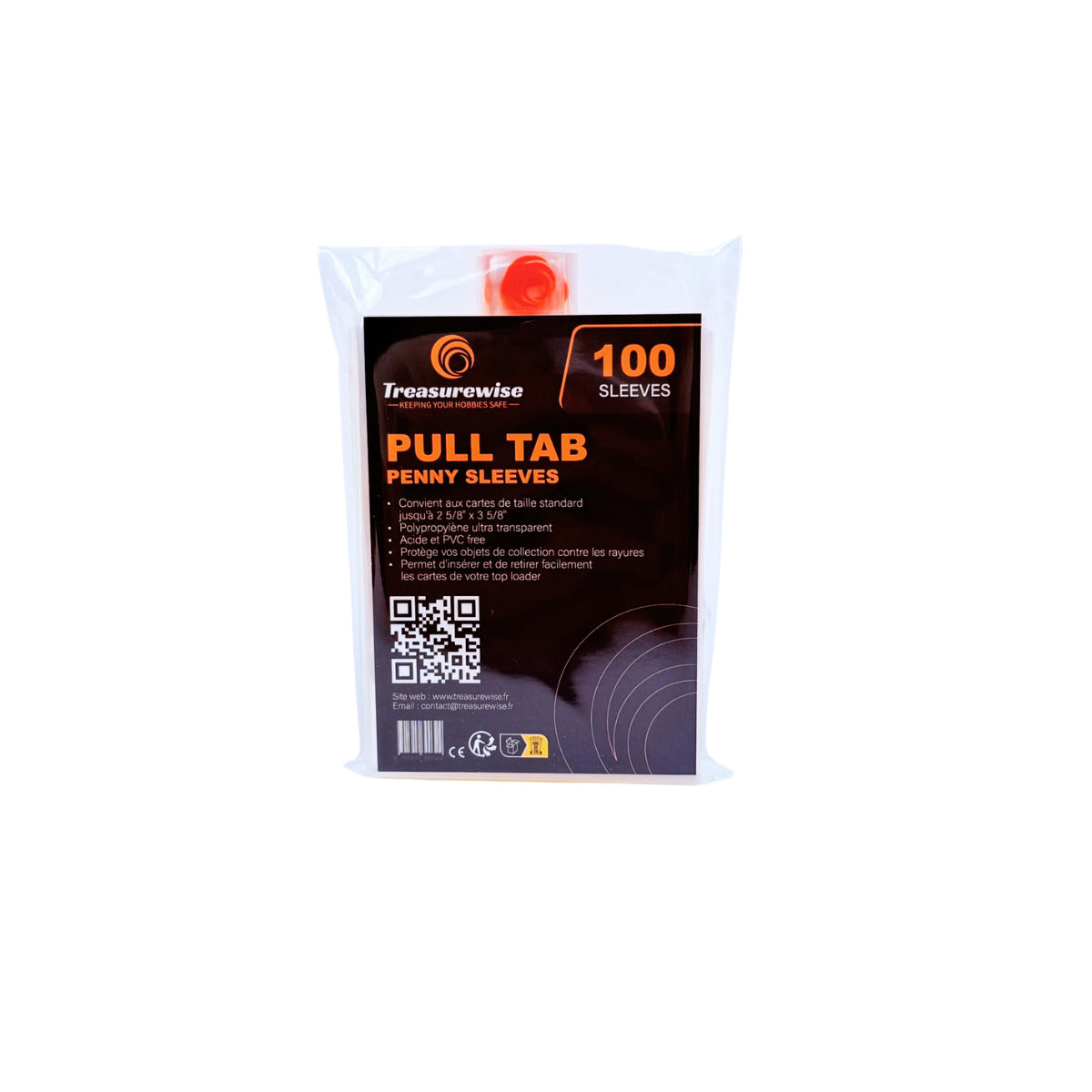 Pull Tab Sleeves 100 pour grading TCG – TreasureWise